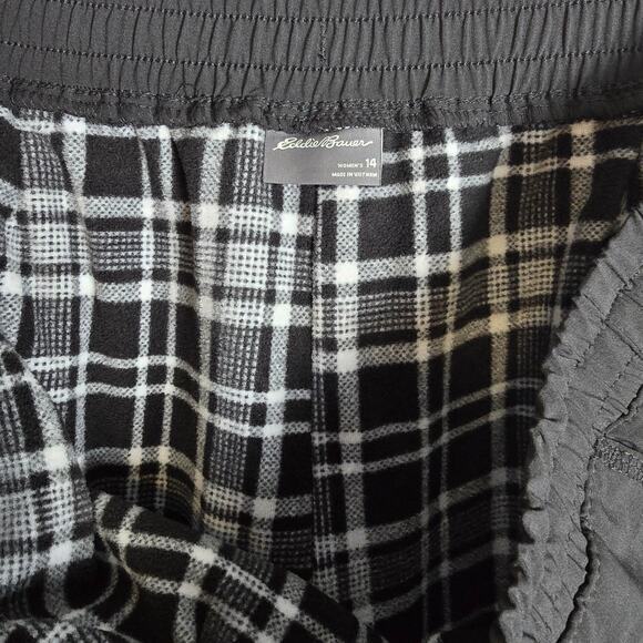 Eddie Bauer Flexion Polar Fleece‎ Lined Pants-Black-Womens 14 - Picture 6 of 9